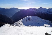 60 Vista aulla cresta salita e sull'Arete 